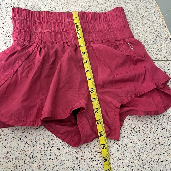 NWOT FP Movement Free People The Way Home Athletic Shorts Pink Women’s Size S - Picture 5 of 5